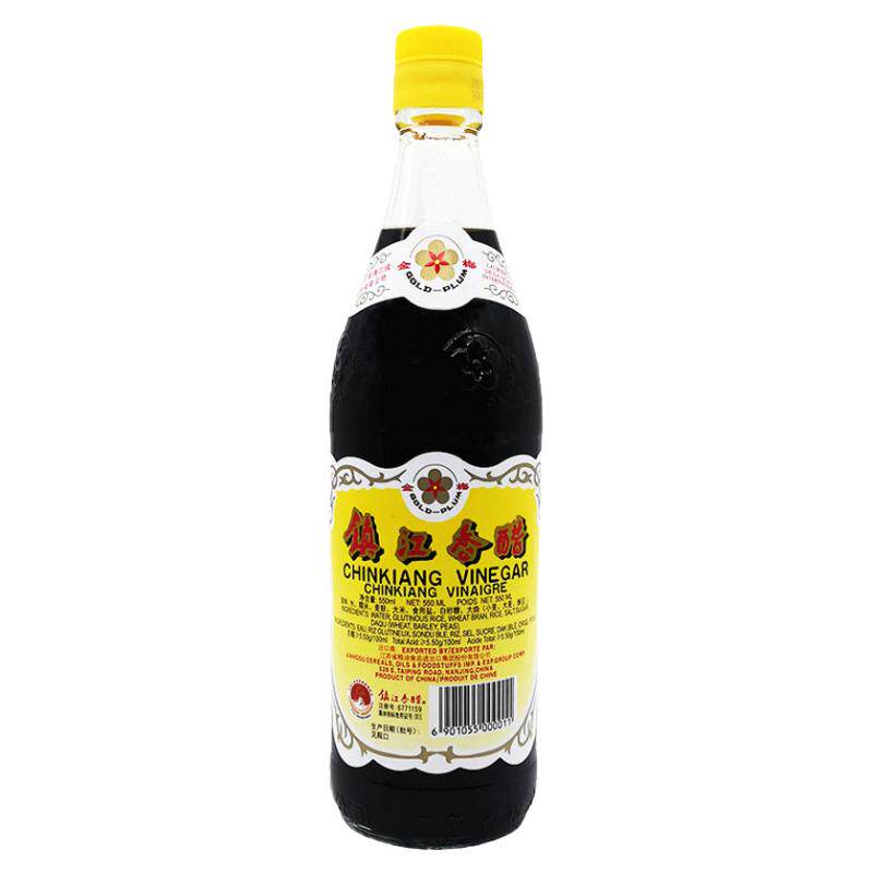 凉拌饺子醋恒顺金梅550ml*3瓶装