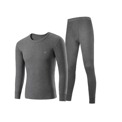 恒源祥纯棉男士秋衣秋裤抗菌内衣