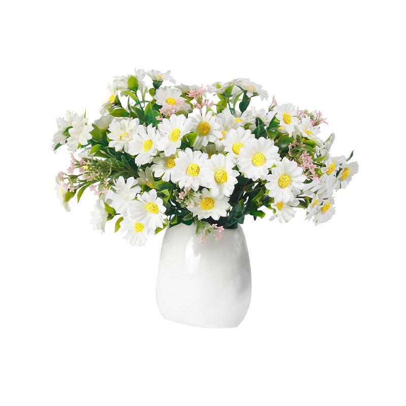 小雏菊仿真花束洋甘菊干花假花