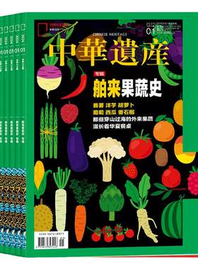 2024年1-12月【国宝陕西/安岳大足/国宝山西】中华遗产 杂志2025年1-12期打包/订阅自然文化历史人文艺术收藏书籍解读中国传统妆容