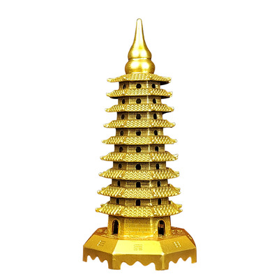 铜之匠八卦底座十三层玲珑宝塔