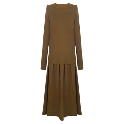 aaaaxbbb超牛面料针织上衣长裙