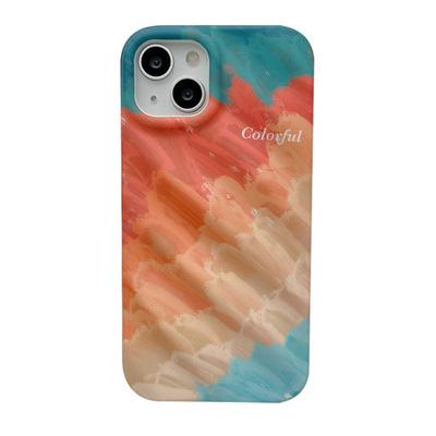 油画涂料艺术适用苹果16ProMax手机壳高级感iPhone13新款12女14pro硅胶11小众15pro简约保护套防摔全包软男生