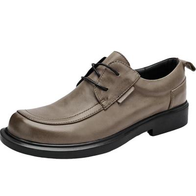 皮鞋男士时尚休闲系带青年商务
