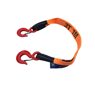 双钩扁平吊装带两头扣吊带带钩叉车起重吊钩绳吊车吊装绳吊带挂钩