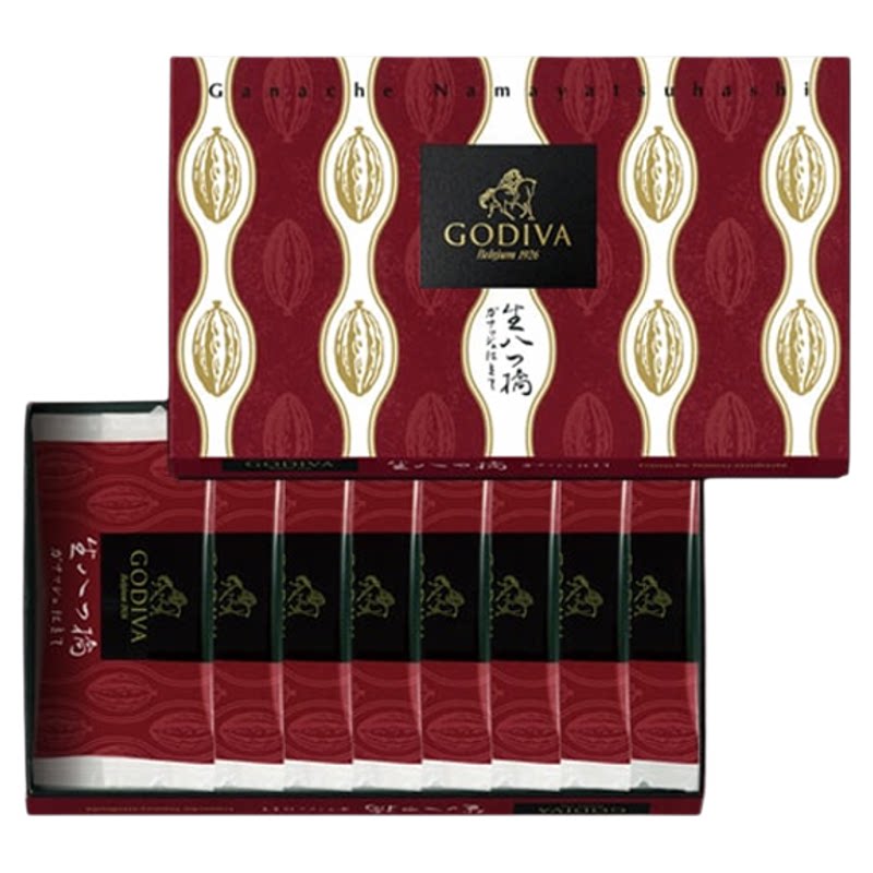 现货速发日本GODIVA歌帝梵巧克力可可夹心生八桥大福伴手礼送女生