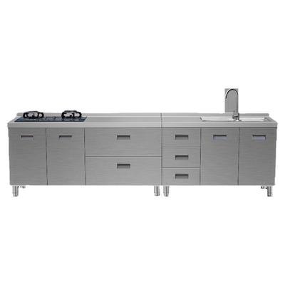 不锈钢橱柜农村家用洗菜池碗柜子