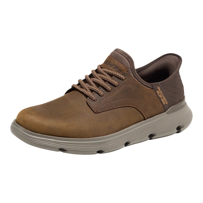 Skechers斯凯奇男鞋一脚蹬商务鞋
