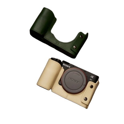 cam-in索尼A7C相机保护套真皮包