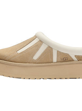 UGG Tazz Sunwave 塔茨厚底懒人羊毛休闲一脚蹬半拖雪地靴1167655
