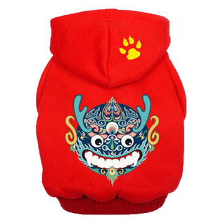 纯棉中大型犬金毛拉布拉多哈士奇萨摩边牧小大狗狗秋冬季衣服卫衣