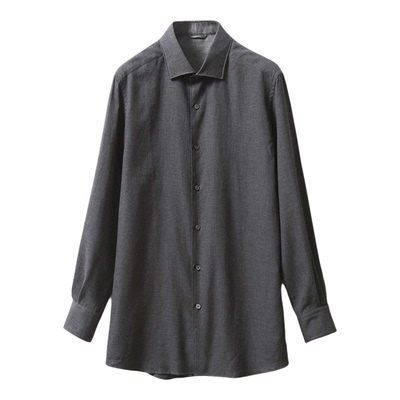 双倍暖绒【羊绒+长绒棉/磨毛/单穿＆内搭】商务休闲/经典男士衬衫