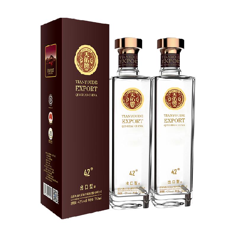 天佑德750ml*2出口型42度青稞酒