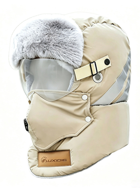 德国冬季电动车防风帽加厚保暖