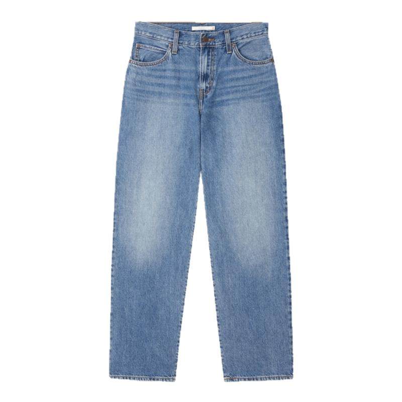 Levi's李维斯女士BAGGY宽松直筒水洗美式复古Cozy fit牛仔长裤