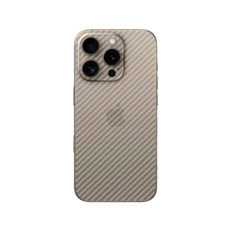 适用苹果16e手机后膜iPhone16ProMax背膜贴纸16plus磨砂防指纹后盖保护软膜新款十六碳纤维防刮防滑16PRO贴纸