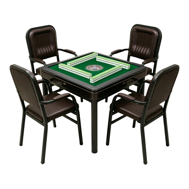 1号4张麻将桌椅子靠背棋牌室座椅茶楼全自动麻将机休闲椅子包邮