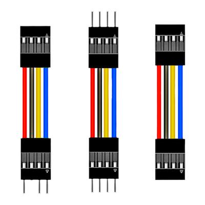 22AWG硅胶线 杜邦2.54公母端子线 耐高温软电子线2p3p4p 20/50cm