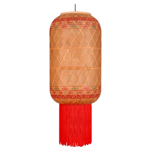 灯笼吊灯餐饮店竹编火锅店汕头中式仿古吊顶装饰户外古风饭店商用