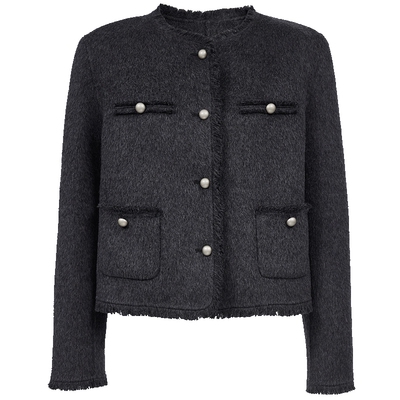 VeroModa流苏包边外套