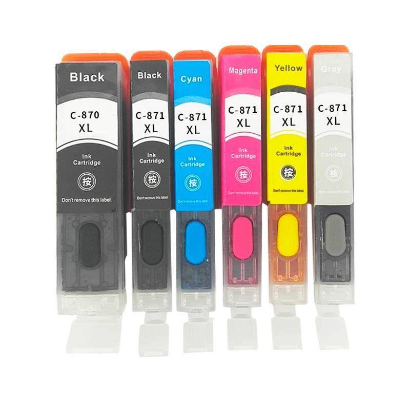 适用佳能PGI-870 CLI-871填充墨盒CANON TS9080 MG5780 MG7780 MG6880 TS5