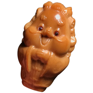 创意礼品橄榄核雕刻生肖龙单粒卡通可爱宝宝佛礼品钥匙链手机挂件