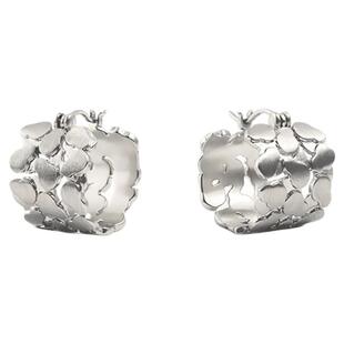 葫芦系列拉丝三层耳圈时尚通勤百搭高级感耳环简约耳饰女