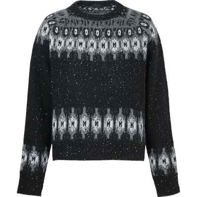 【季末折扣】ATM  秋冬女内搭亮片缀饰毛衣针织衫