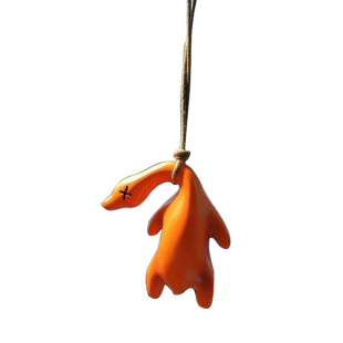 紫外线变色小烤鸭挂件鸭鸭车载摆件车挂包包钥匙扣手机挂饰鸭子