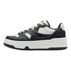 特步maxx街头文化板鞋熊猫鞋