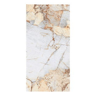 600x1200新中式通体亮光奢石瓷砖大理石纹防污耐磨客厅地砖高级感