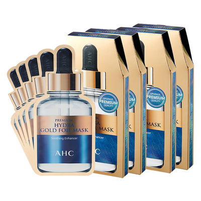 下拉详情大额抵】AHC黄金面膜4盒