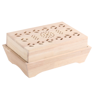 铺姜灸谢氏艾灸盒艾绒隔姜灸腰腹部随身灸木制透骨灸督脉灸器具箱