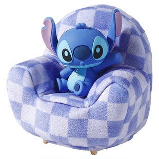 迪士尼正版史迪仔毛绒沙发小夜灯卧室拍拍灯史迪奇玩偶公仔摆件