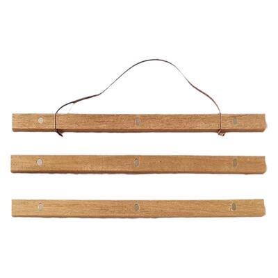 实木挂轴磁吸式卷轴画海报夹