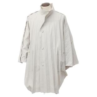 极简系列男士褶皱外套中长款高级设计感休闲宽松三宅日本风大衣男