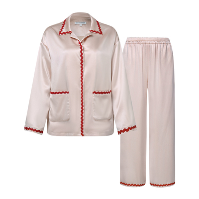 NJP漂浮冬眠系列真丝睡衣套装