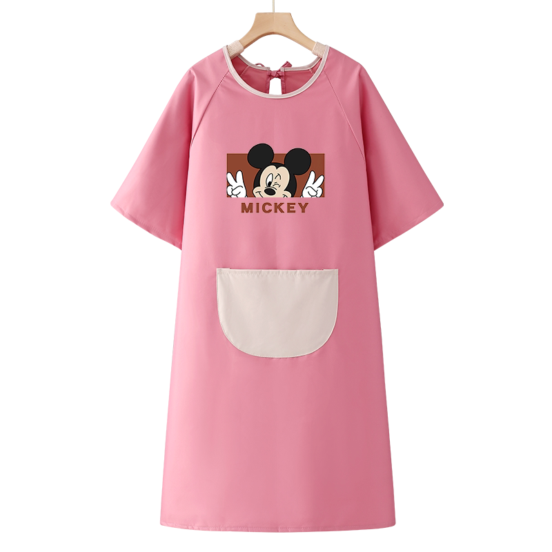 半袖罩衣防水防油围裙工作服女