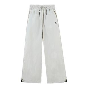 骆驼漫游防晒裤女夏季速干裤宽松高腰直筒户外登山休闲伞兵阔腿裤