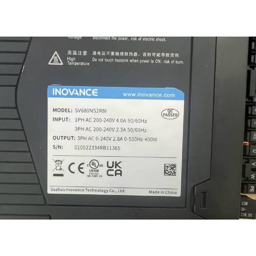 议价汇川 伺服驱动器电机套装 SV680NS2RBI 电机MS1H4-40B30CB.A6