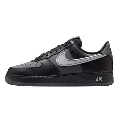 耐克AF1黑灰色防滑耐磨休闲板鞋