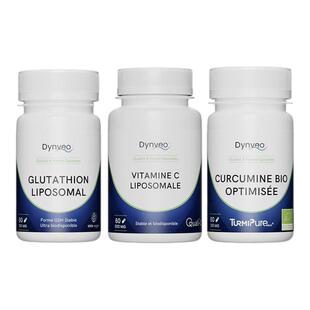 迪卫欧Dynveo 白月光套装靓白三件套【谷胱甘肽+姜黄素+脂质VC】
