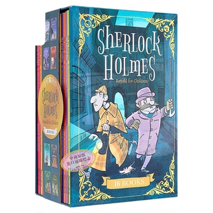 福尔摩斯16册套装 Sherlock Holmes 16 Book Collection Slipcase 英文原版 儿童侦探推理探险小说故事 经典文学【中商原版】