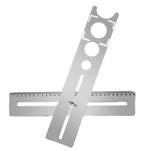 瓷砖开孔定位器万向可调节贴瓷砖定位神器泥瓦工打孔测量定位尺子