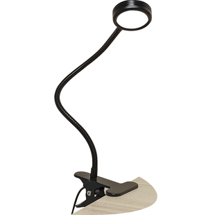 led卧室床头灯看书阅读护眼小台灯宿舍可夹夹子式插电工作灯超亮