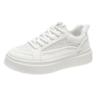 男鞋2025新款冬季透气潮牌百搭休闲板鞋秋季运动增高小白高级潮鞋