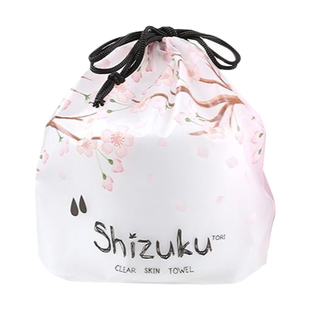 日本洗脸巾樱花限量shizuku纯绵柔软洁面两用西祖屋70枚