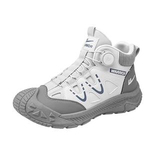 回力男鞋2026新款冬季防滑耐磨男士户外休闲鞋高帮工装登山运动鞋