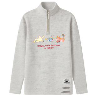 半高领加绒德绒打底衫女内搭长袖t恤中长款遮屁股独特漂亮上衣春