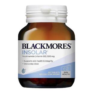 现货仓 澳洲Blackmores澳佳宝烟酰胺高光片60粒500mg焕白小白丸